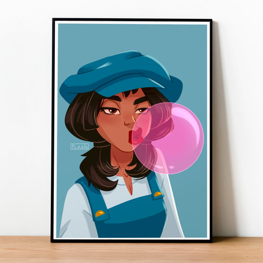 Princess and Girls Art Print Part C