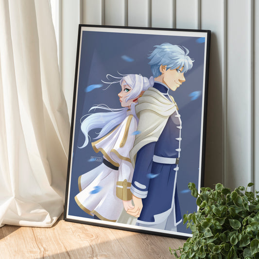 Frieren and Himmel Art Print
