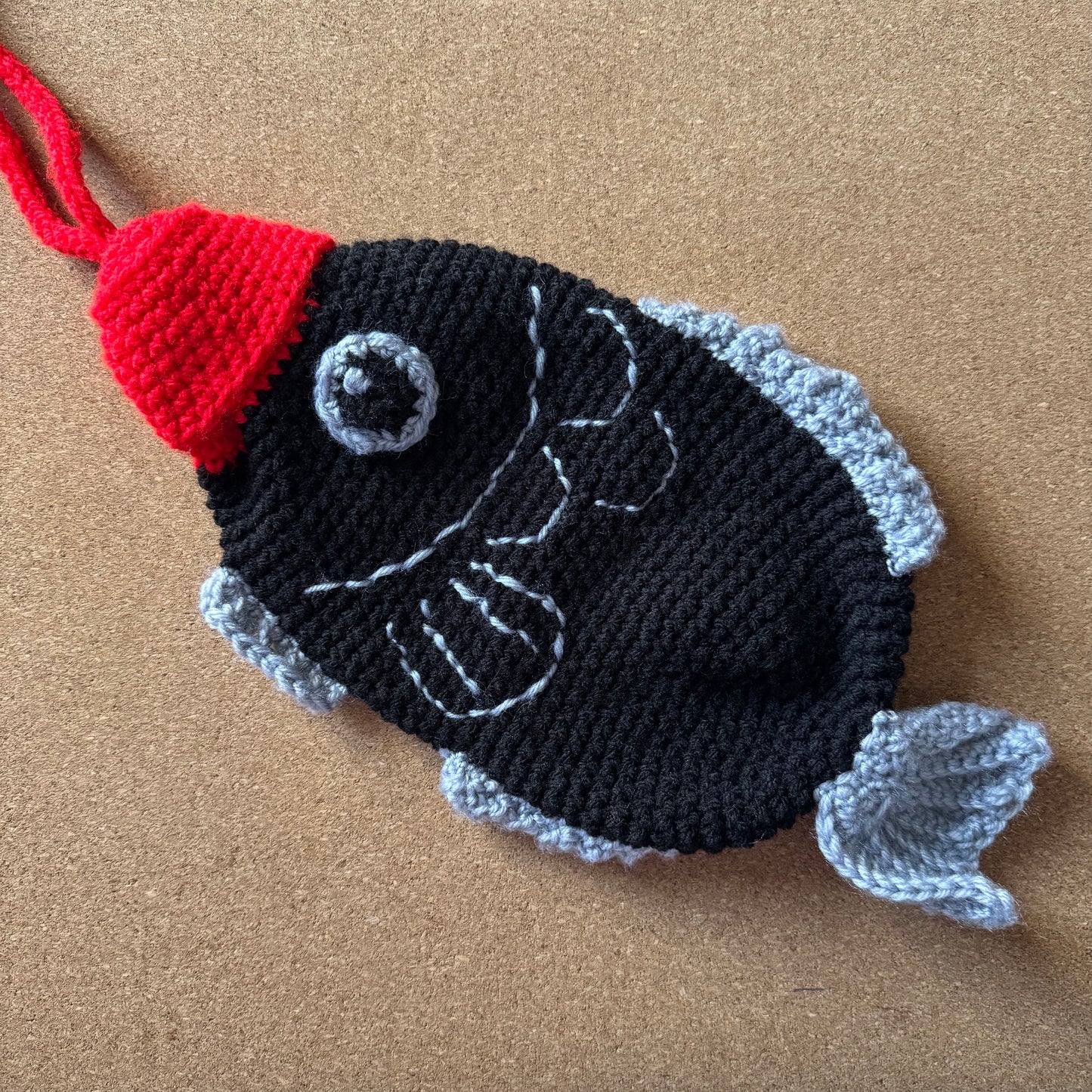 Fish croched crossbag