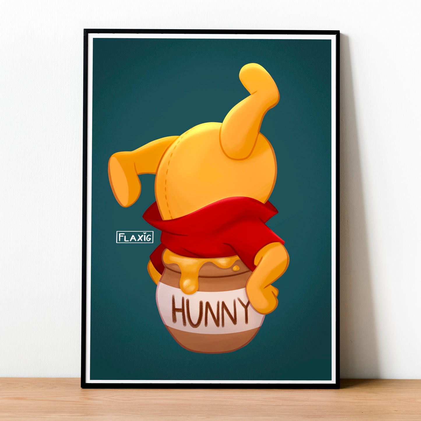 Winnie Bear Art Print