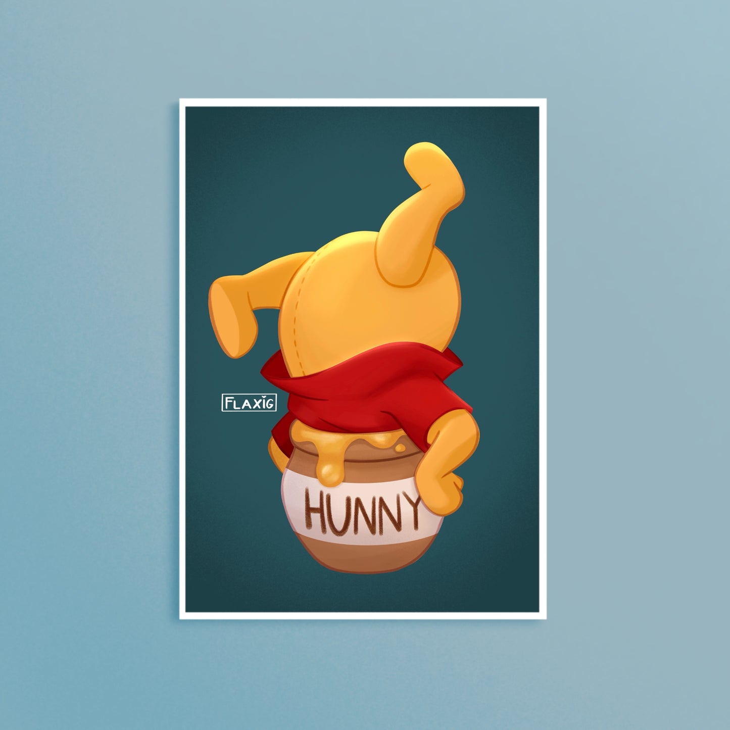 Winnie Bear Art Print