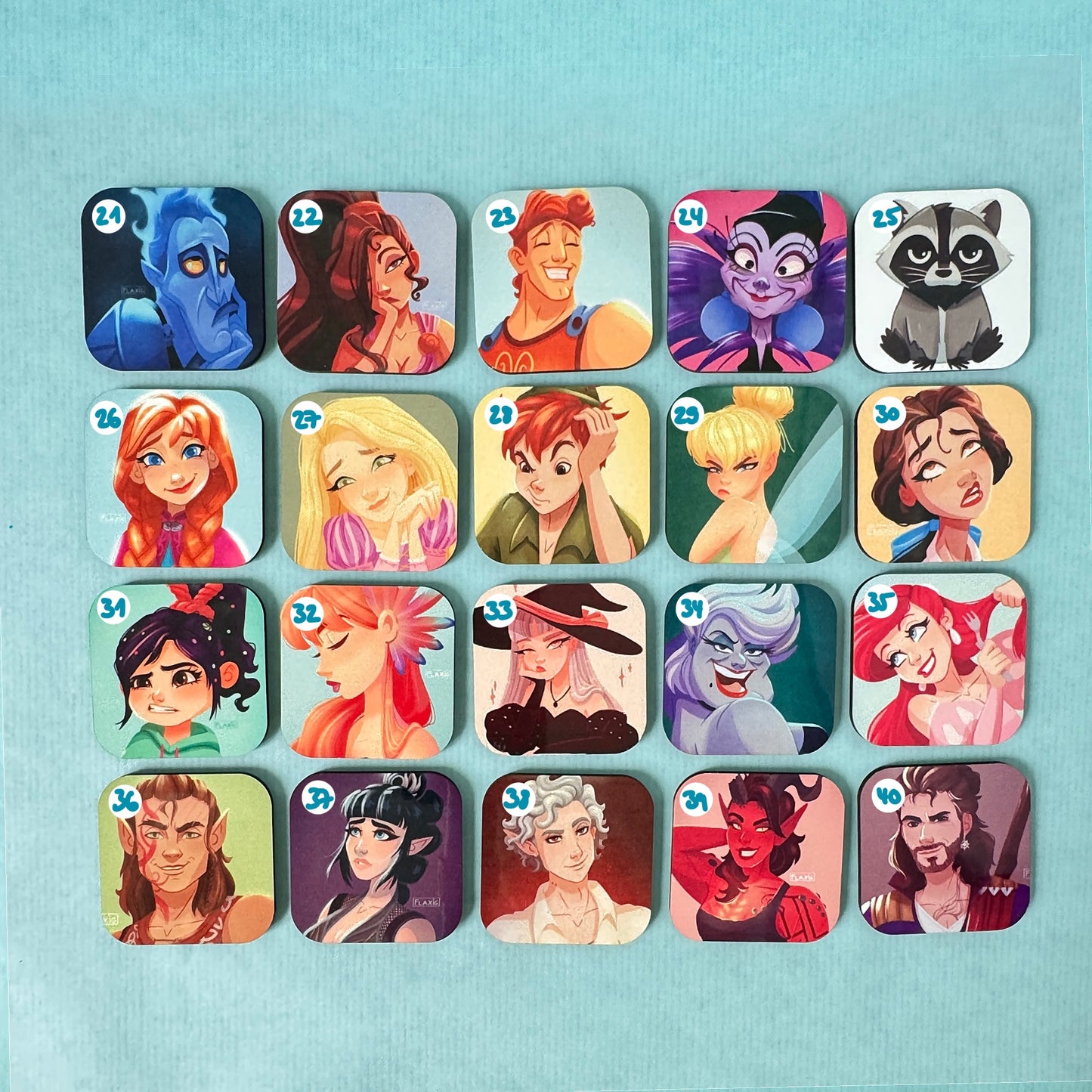 Comic and Character Magnets