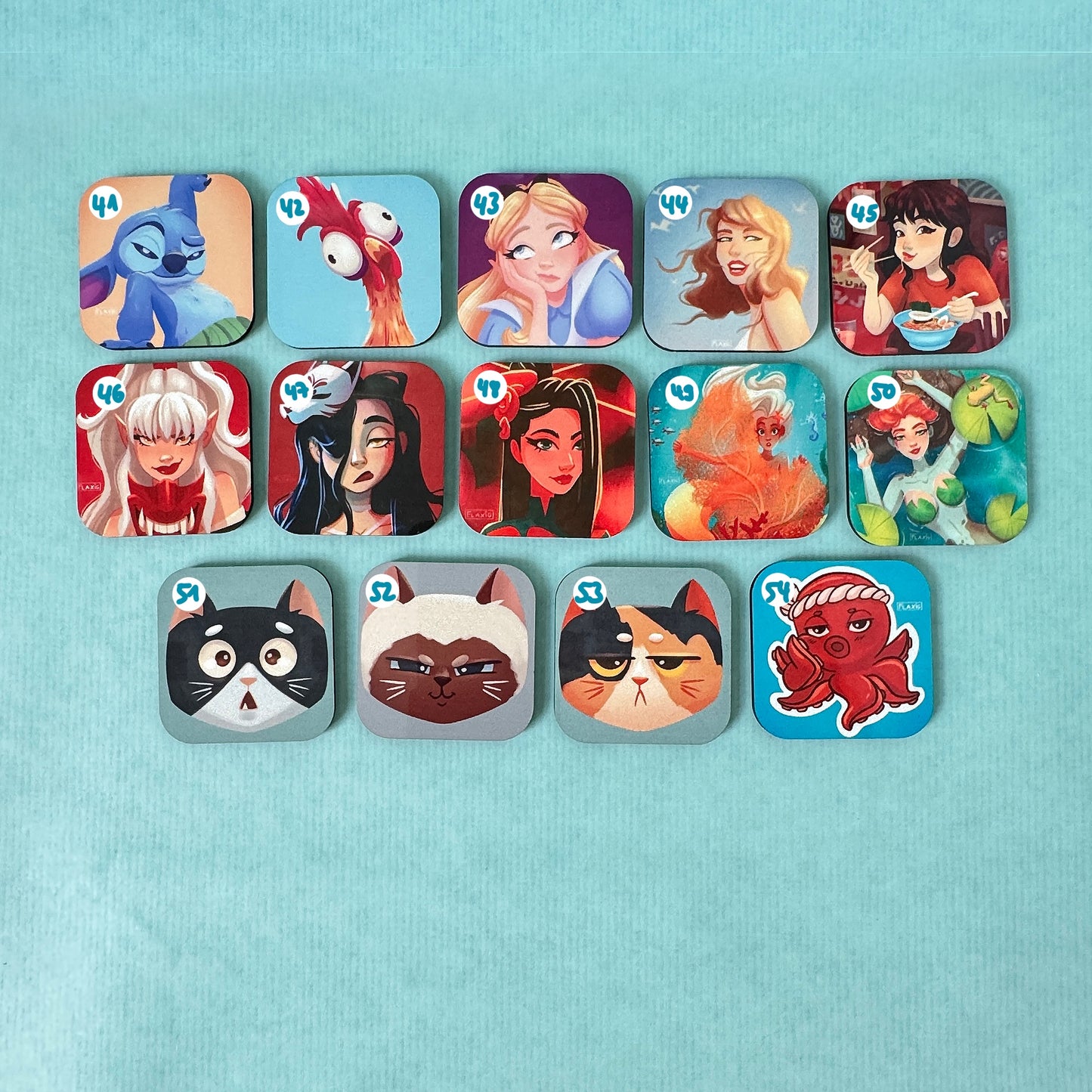 Comic and Character Magnets