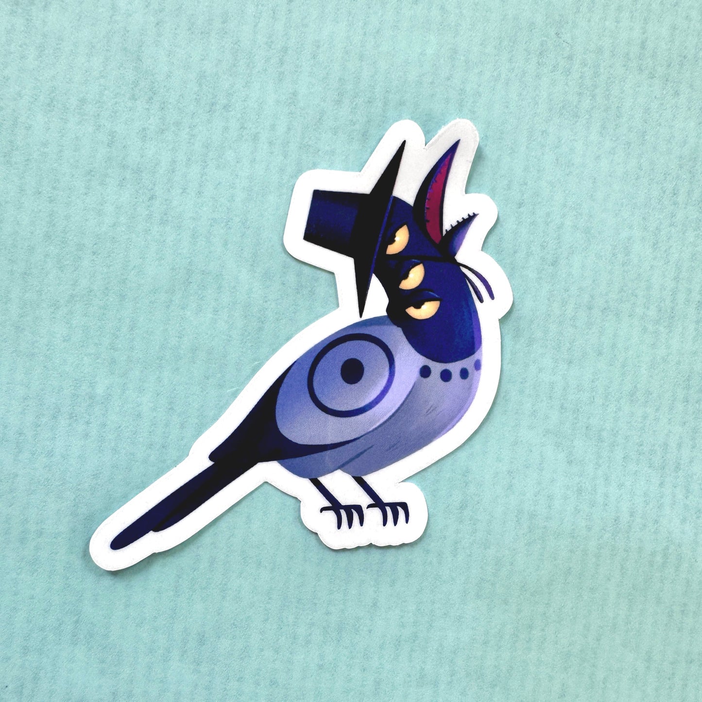 Demon Bird Vinyl Sticker