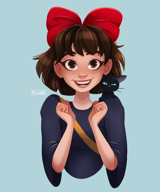 Happy Litter Helper Art Print