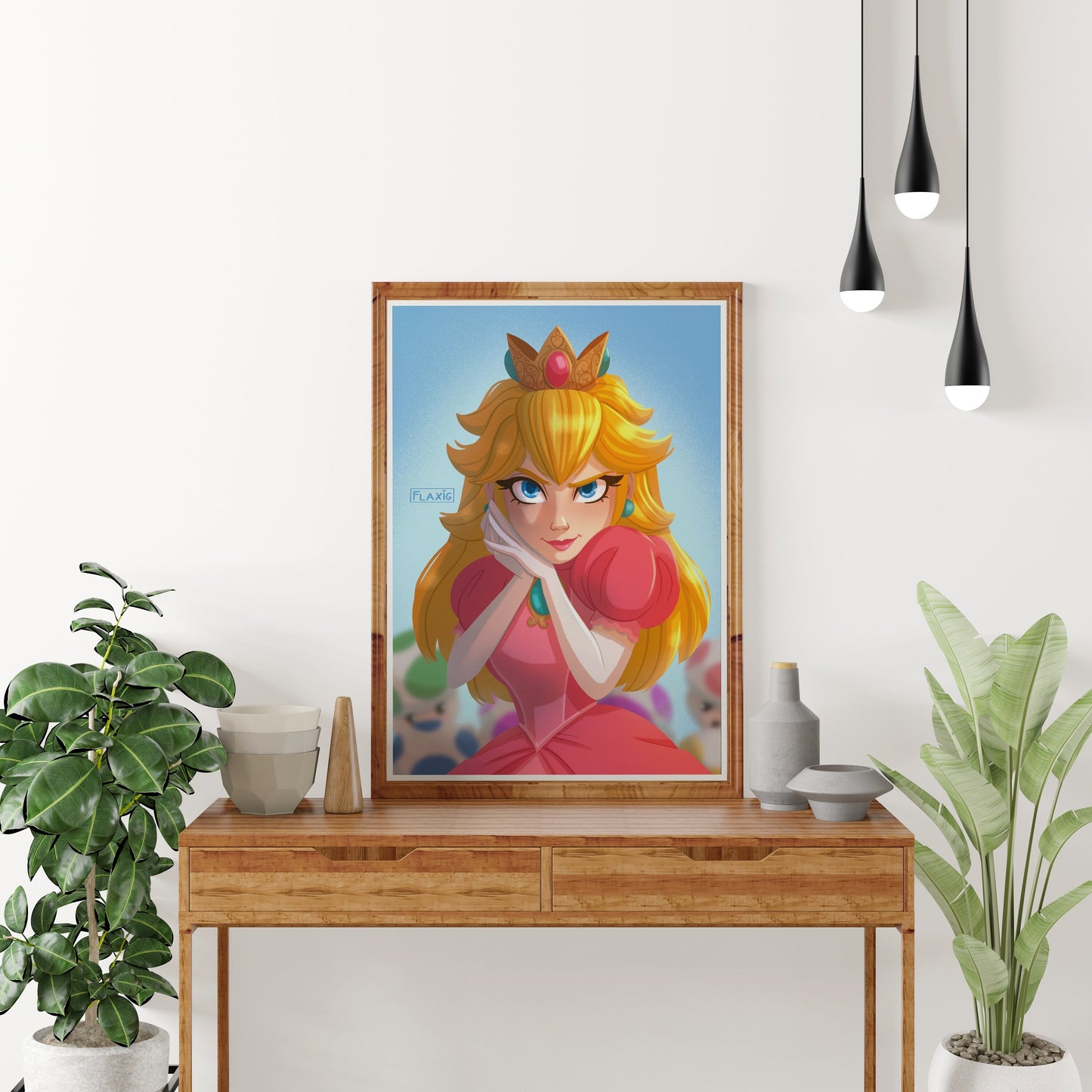 Peach Art Print