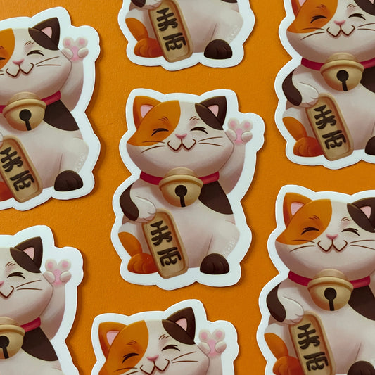 Calico Cat Sticker