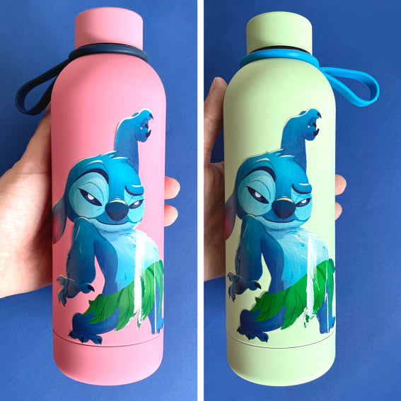 Dancing Alien Thermos Bottle with 3D UV-Sticker