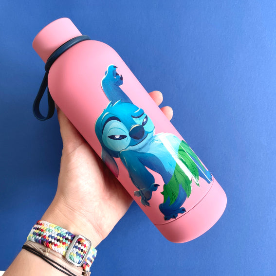 Dancing Alien Thermos Bottle with 3D UV-Sticker