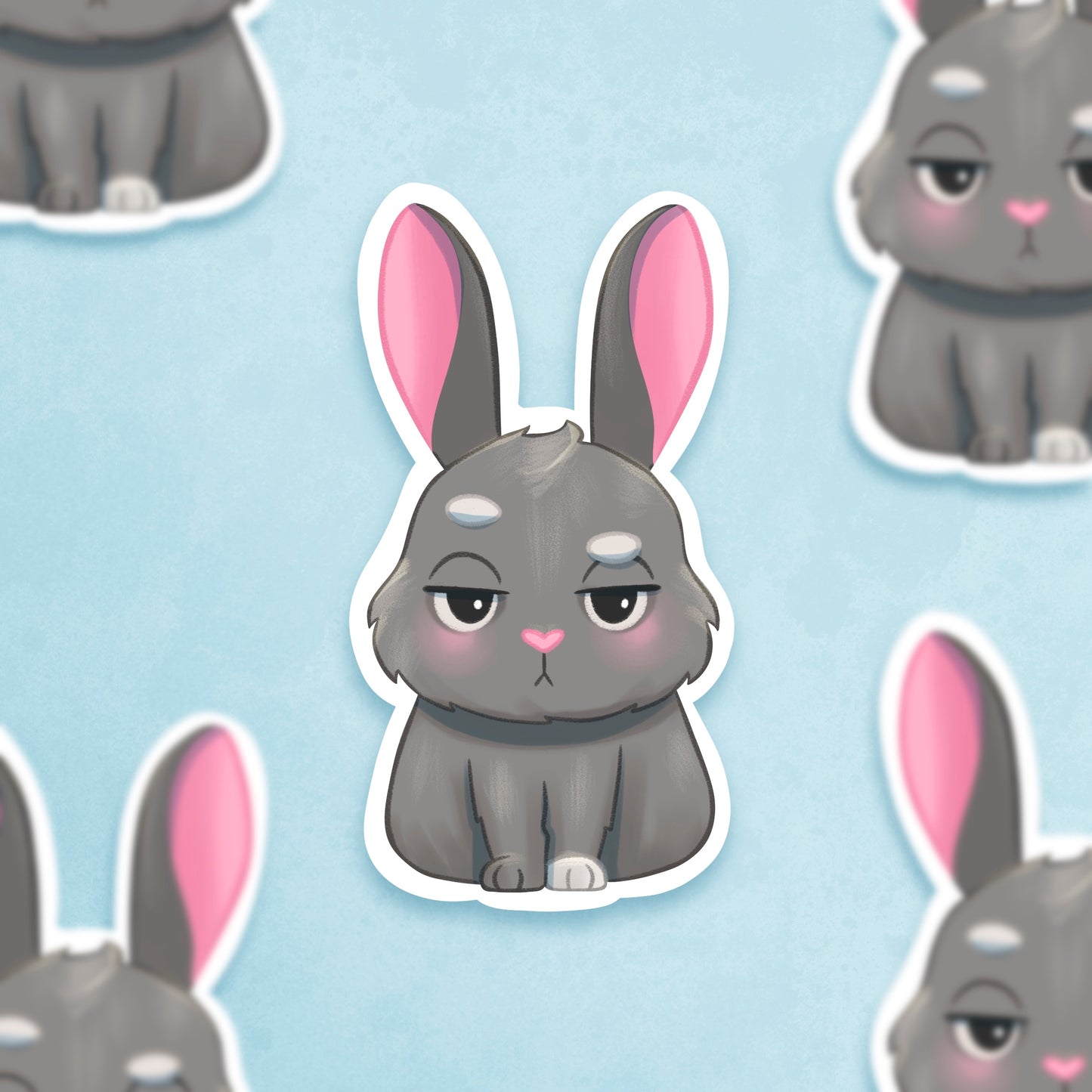 Grumpy Rabbit Sticker