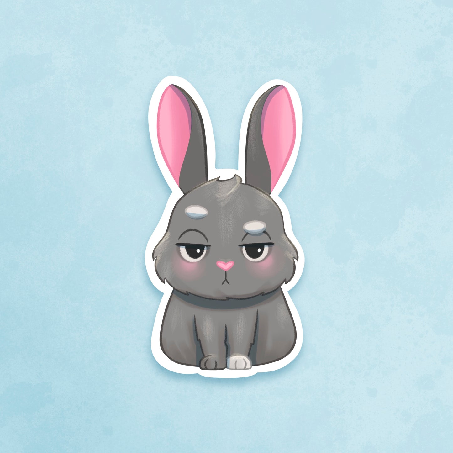 Grumpy Rabbit Sticker