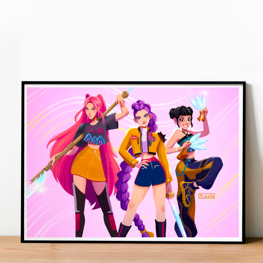 Huntrix Art Print