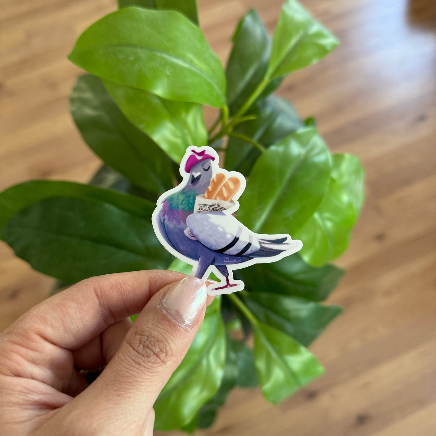 Jaque the Pigeon Sticker