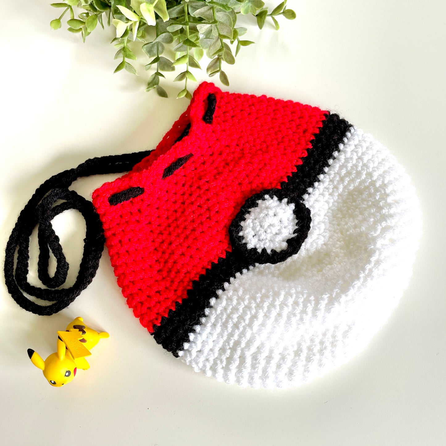 Crochet Ball Bag - Poket Monster