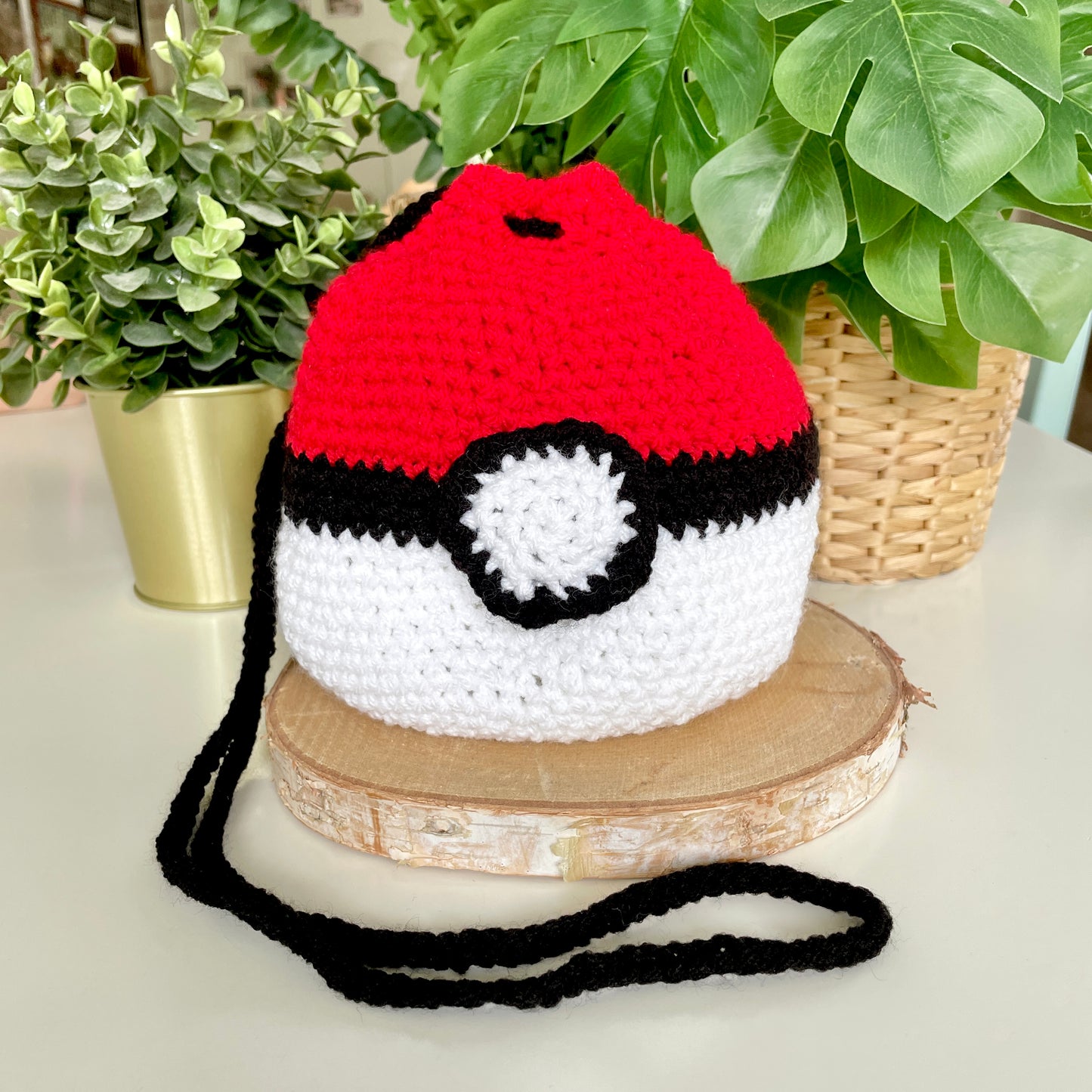 Crochet Ball Bag - Poket Monster