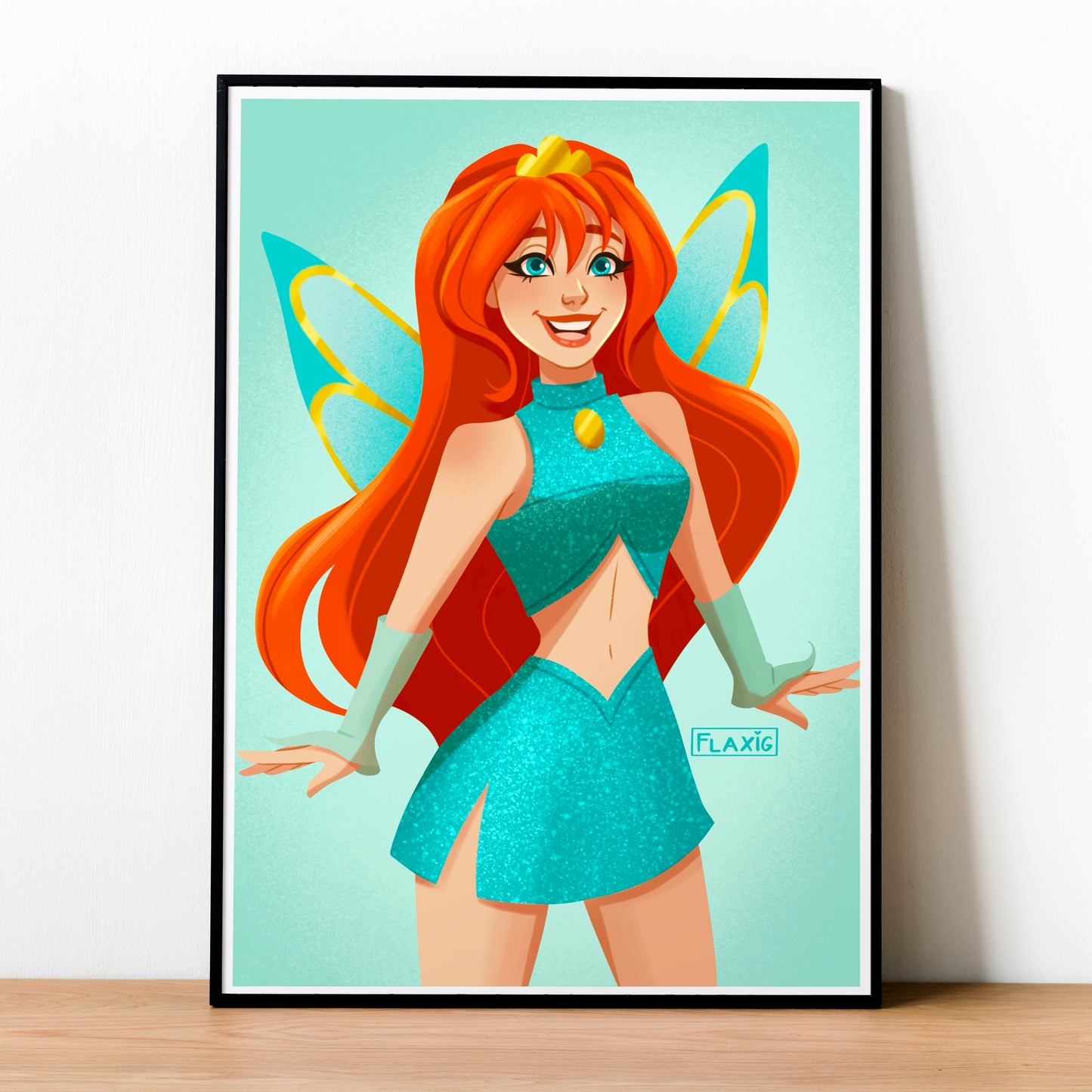 Fire Fairy Art Print