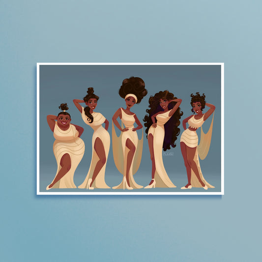 Greek Muses Art Print