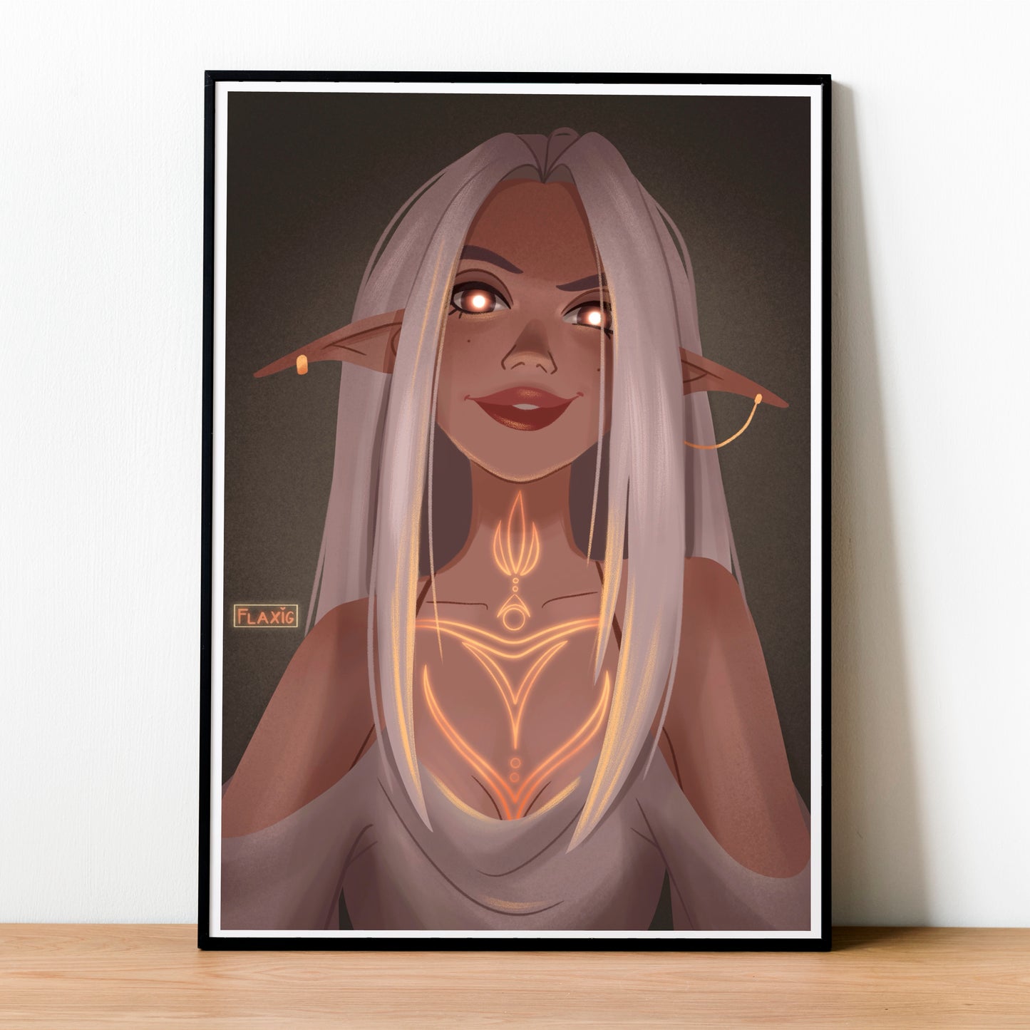 Dark Elf Art Print