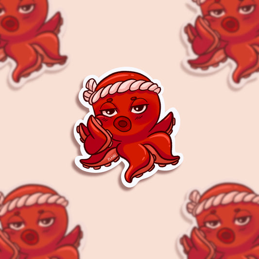 Takoyaki Octopus Sticker