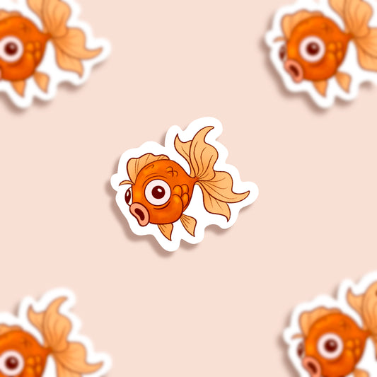 Goldie the fish Sticker