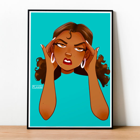 Migraine Art Print