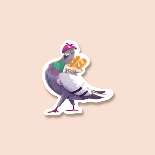 Jaque the Pigeon Sticker