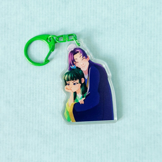 Mao Mao and Jinchi Keychain