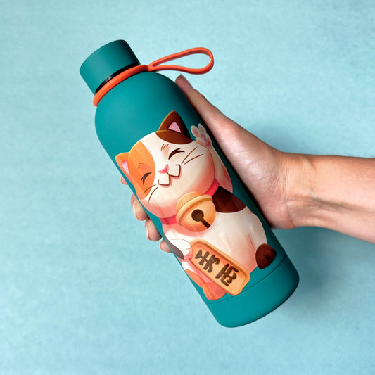 Lucky Thermos Bottle with 3D UV-Sticker