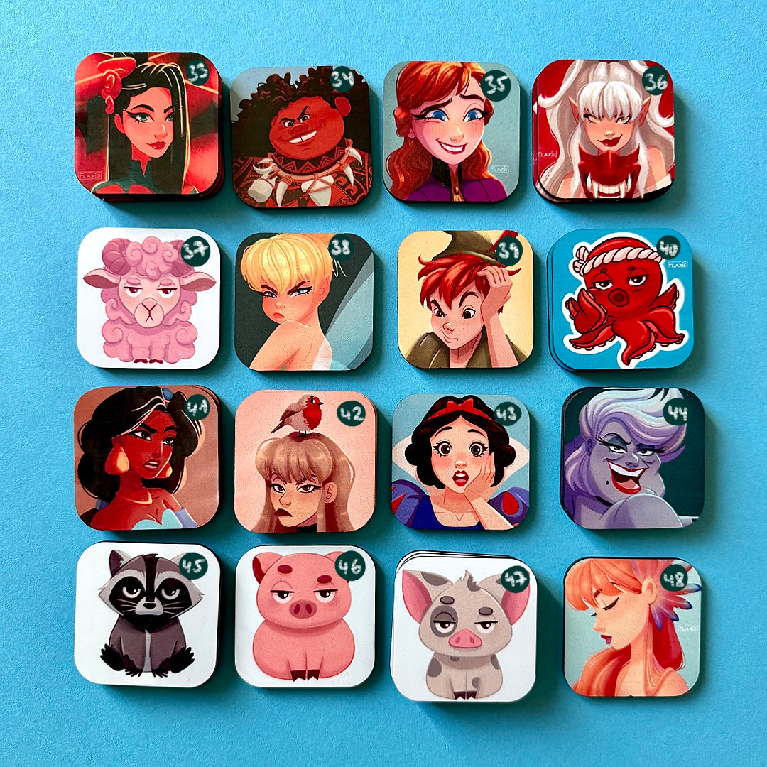 Comic and Character Magnets