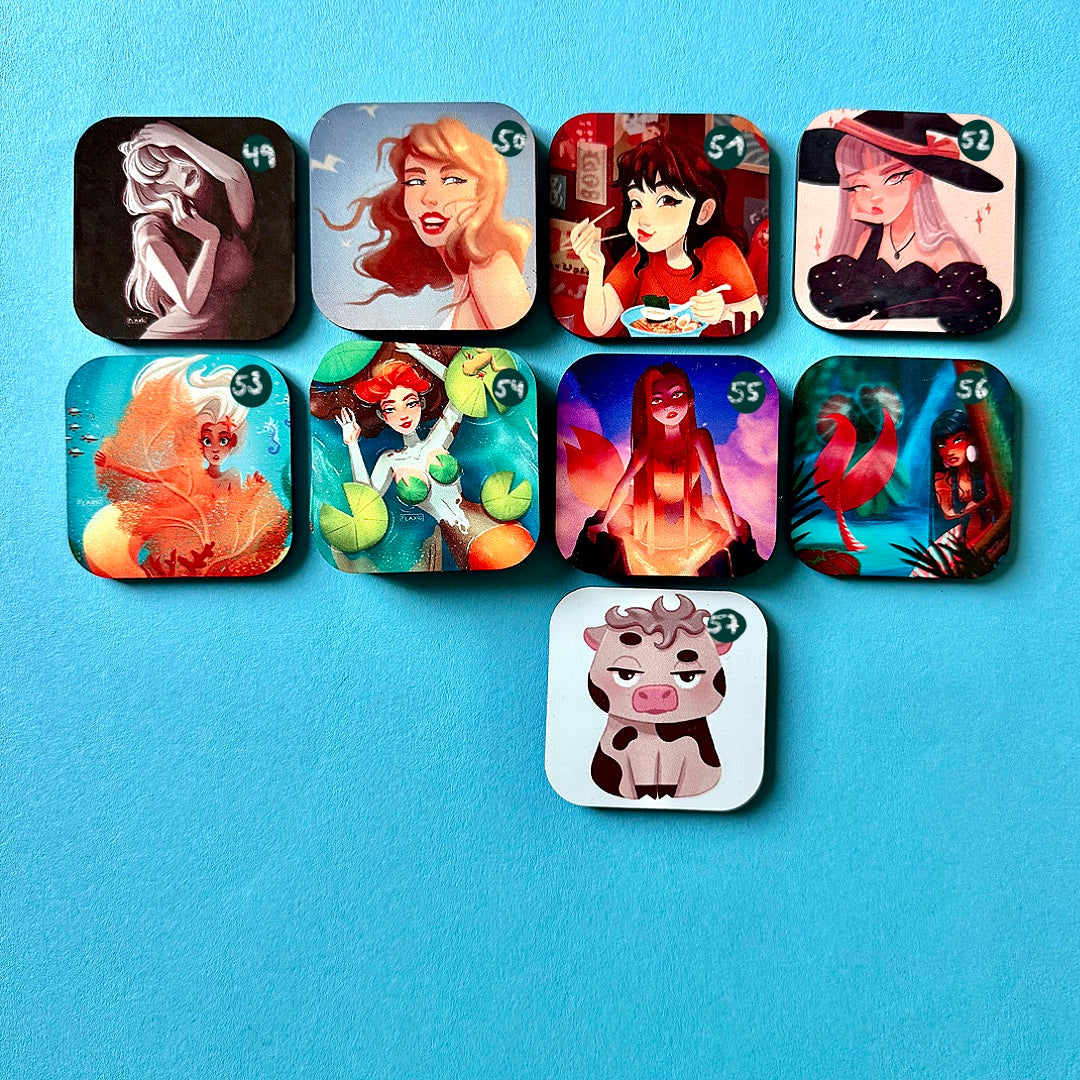 Comic and Character Magnets