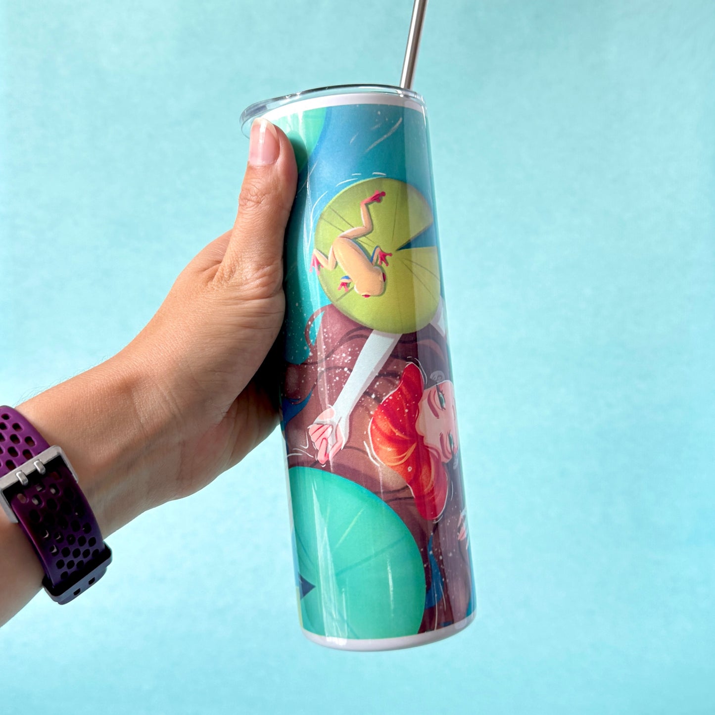 Mermaid in the lake 20 oz Tumbler