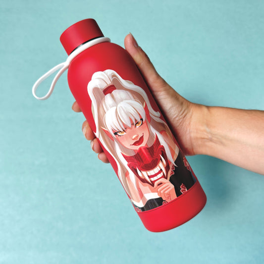 Oni Girl Thermos Bottle with 3D UV-Sticker