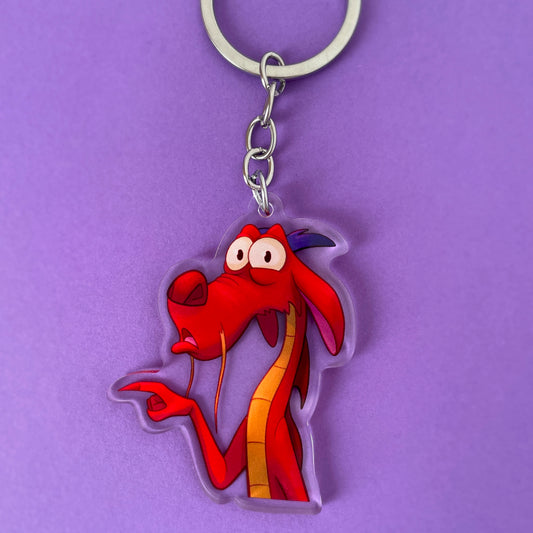 Red Dragon Keychain