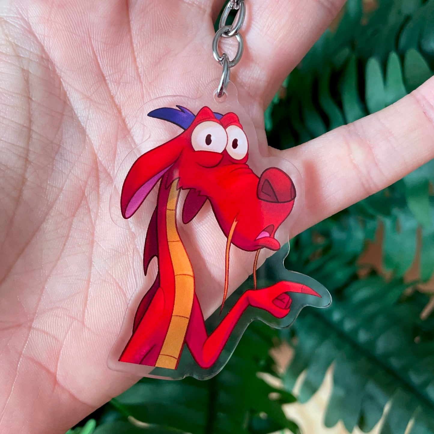 Red Dragon Keychain