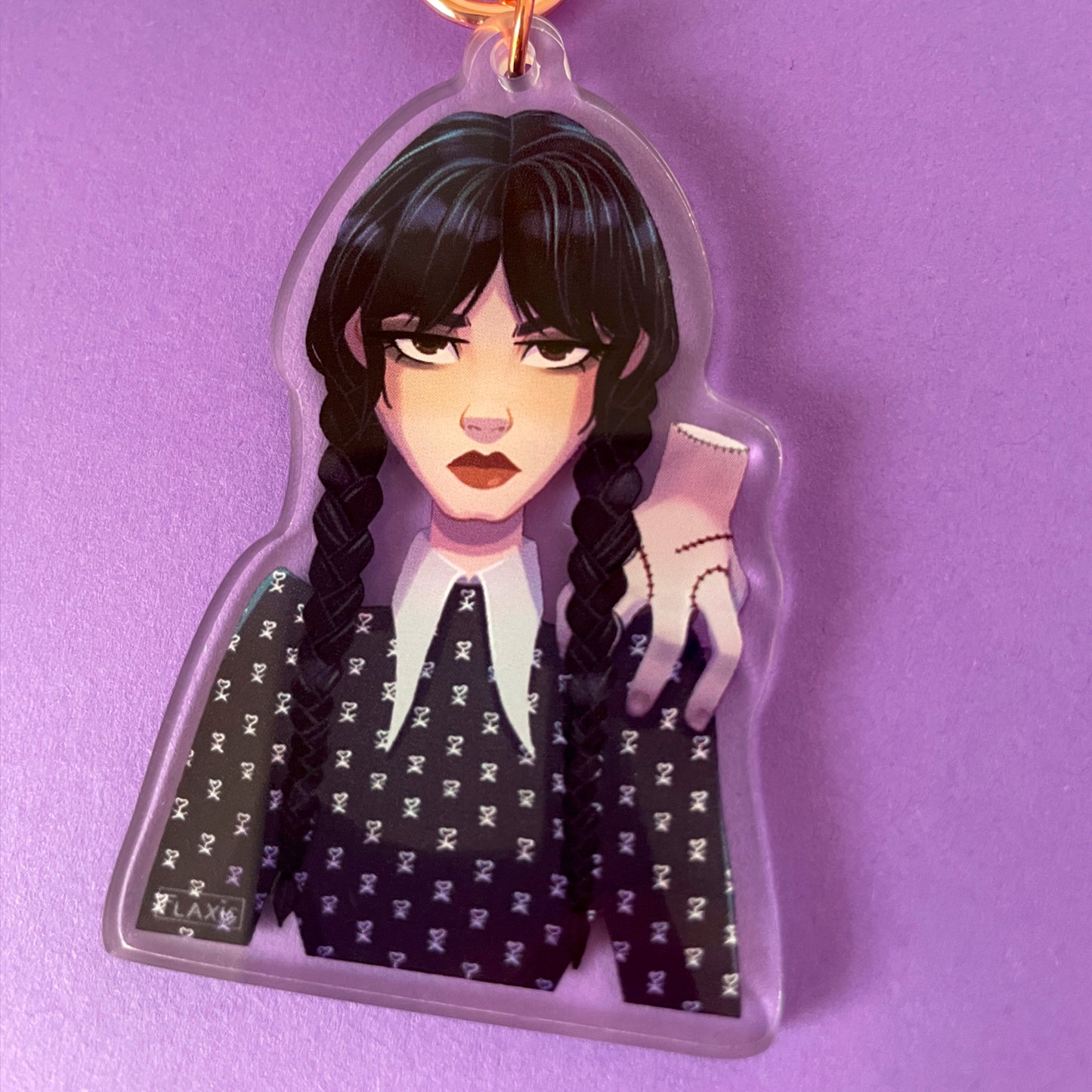 Grumpy Witch Keychain