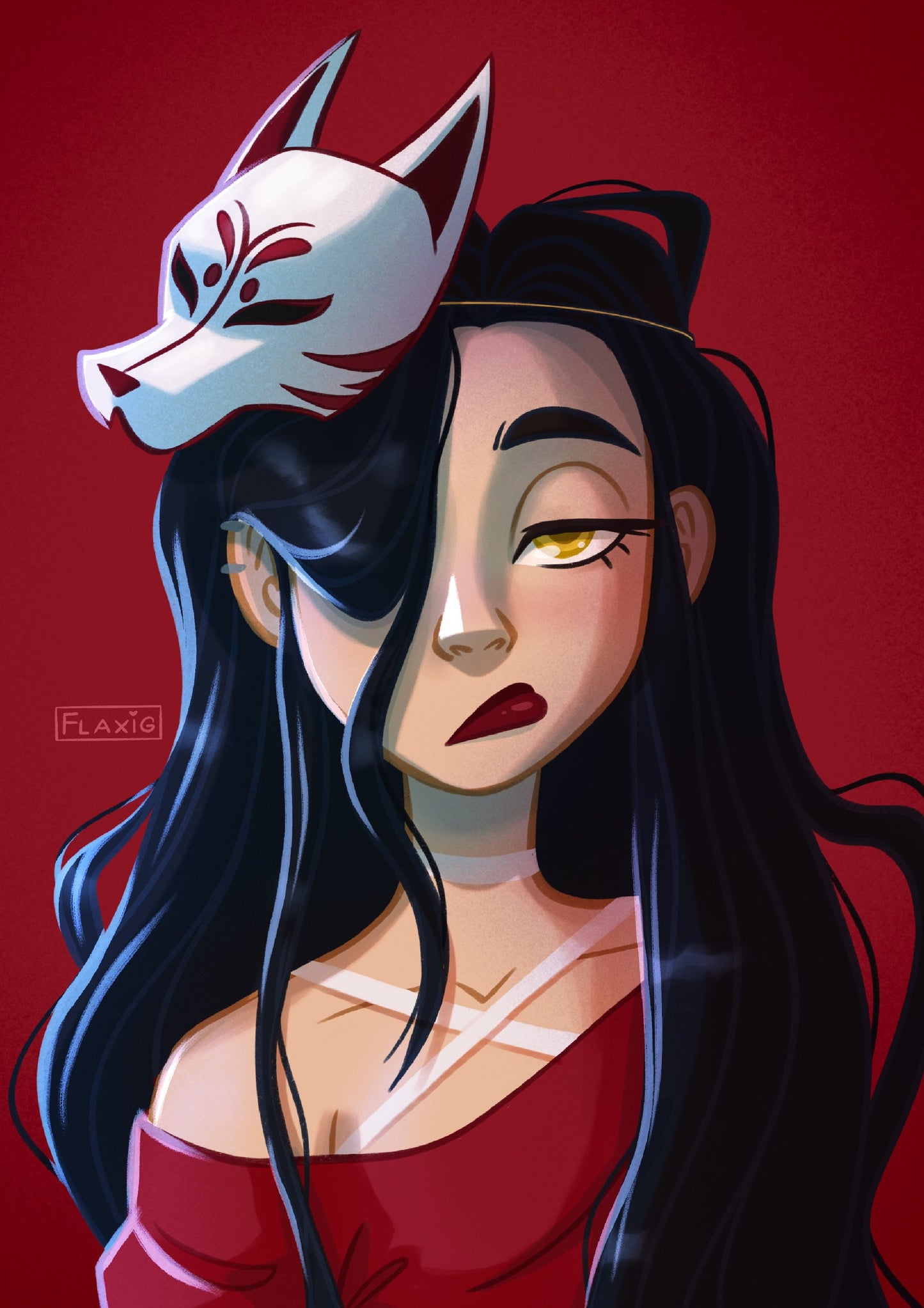 Kitsune Art Print