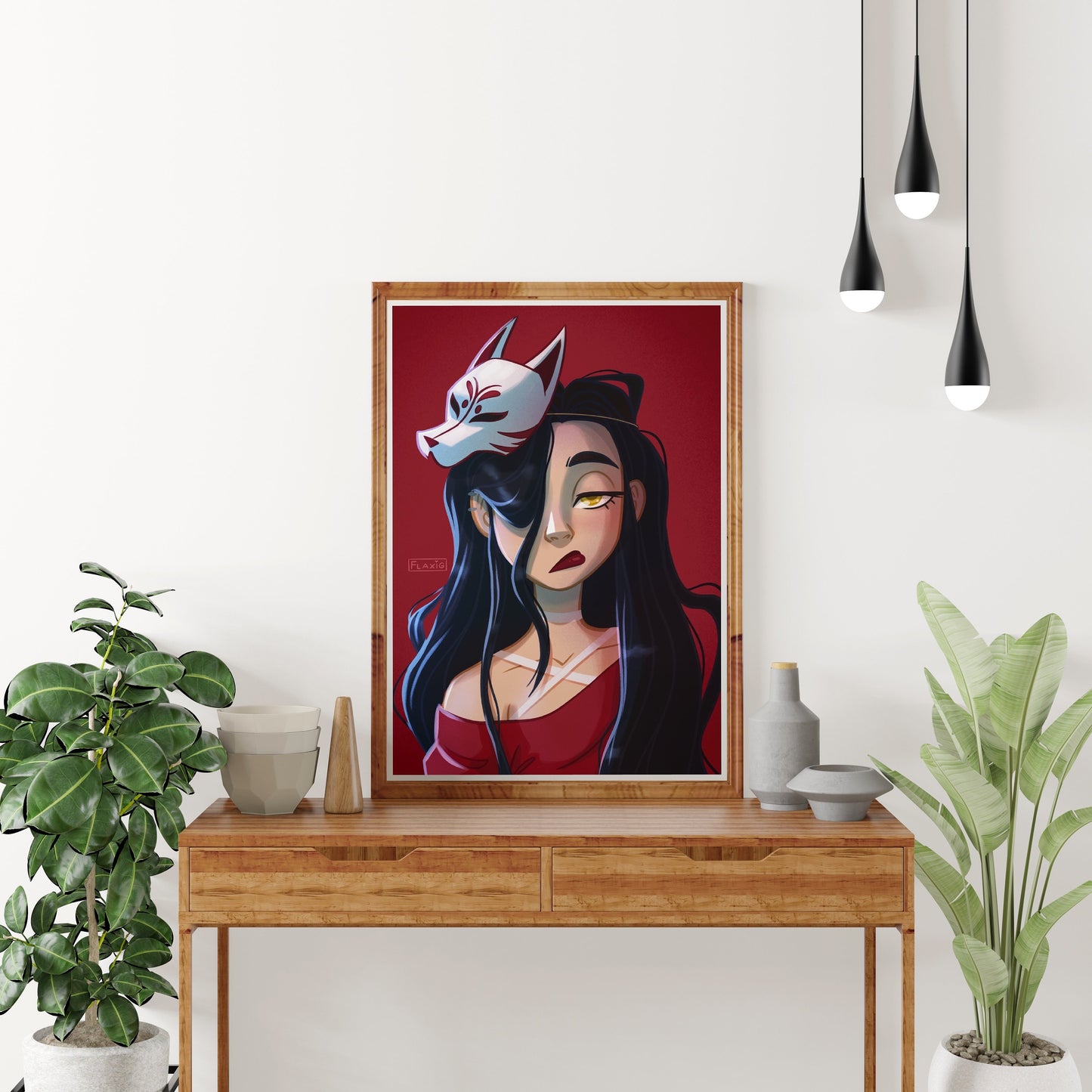 Kitsune Art Print