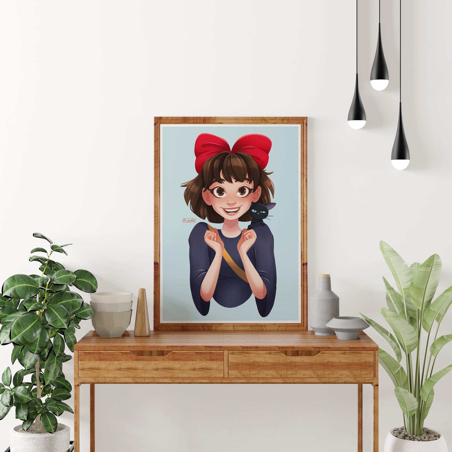 Happy Litter Helper Art Print