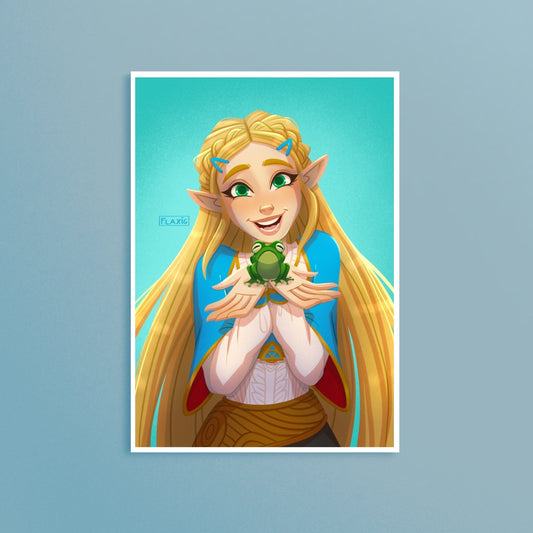 Princess Zelda Art Print