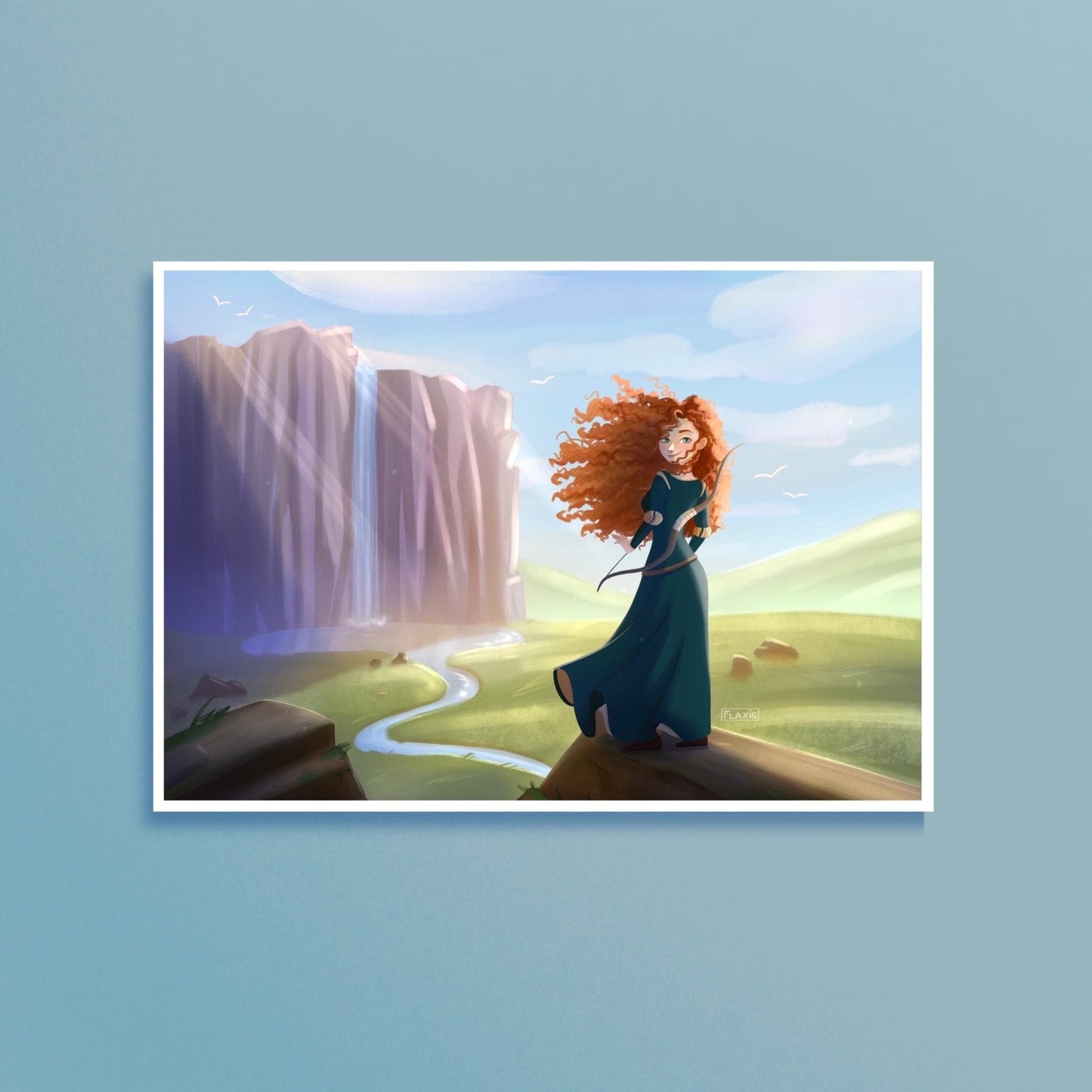 Princesss Landscapes Art Print