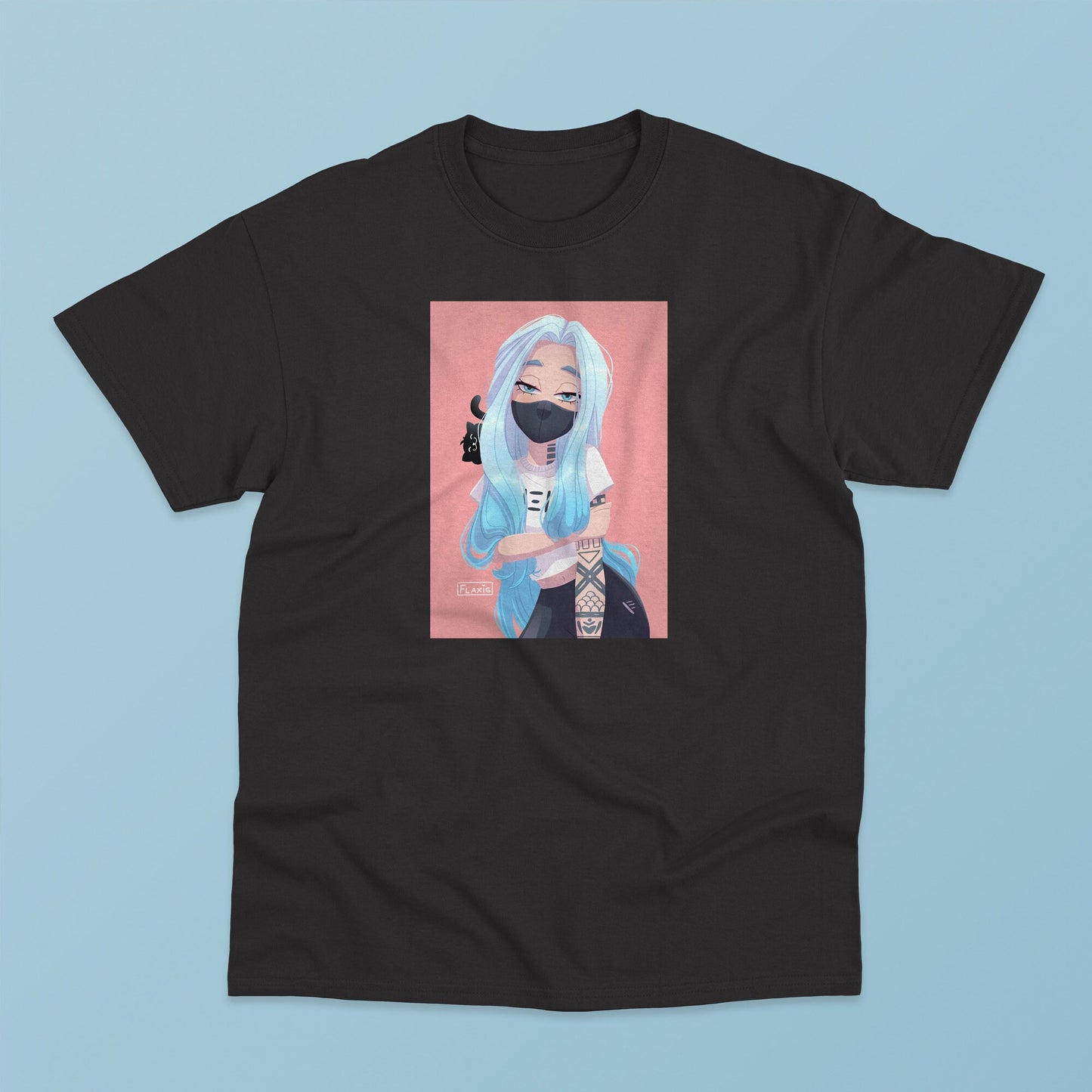 Masked Girl Unisex T-shirt