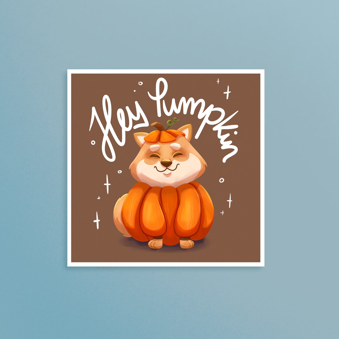 Hey Pumpkin Art Print