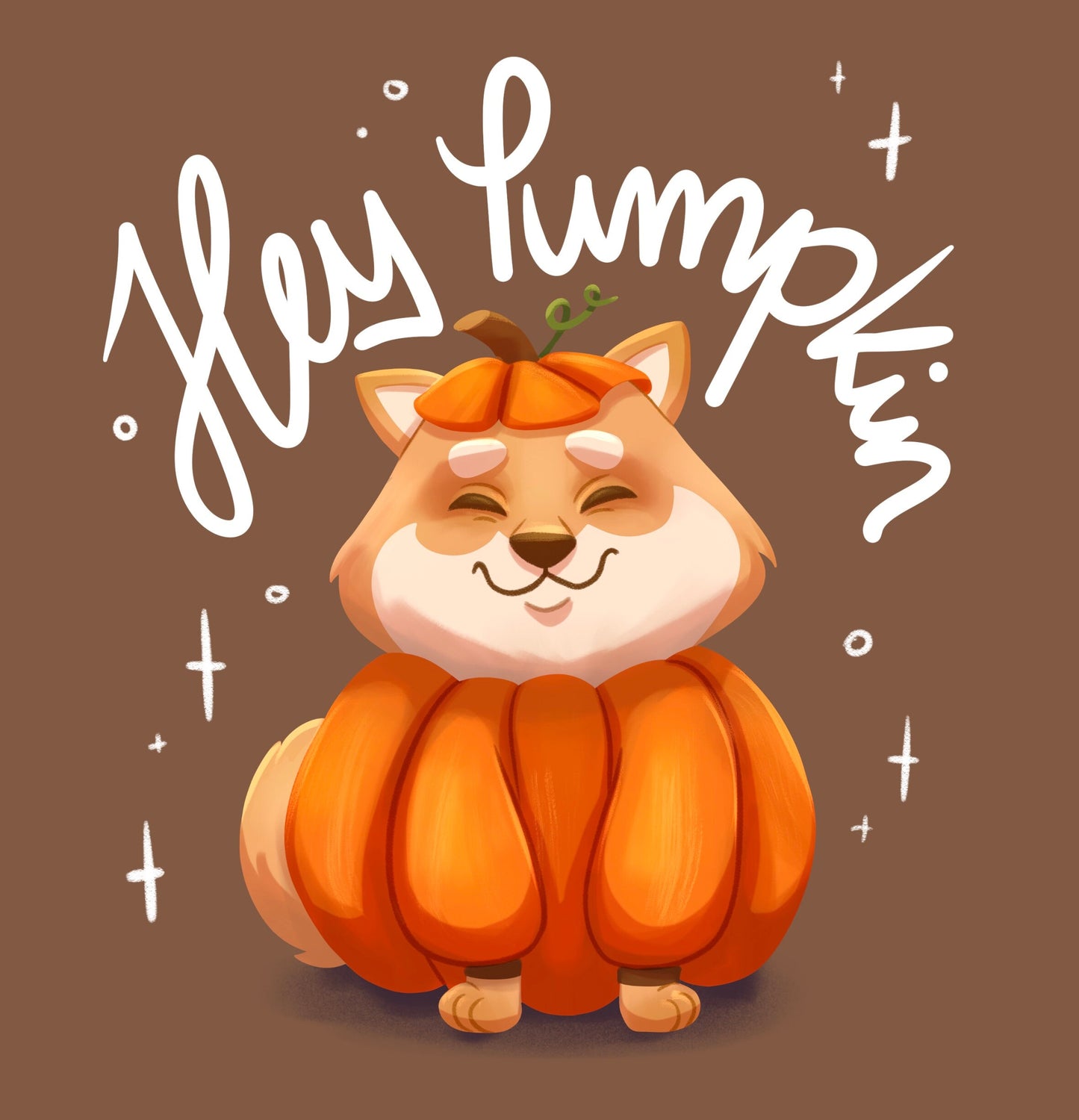 Hey Pumpkin Art Print