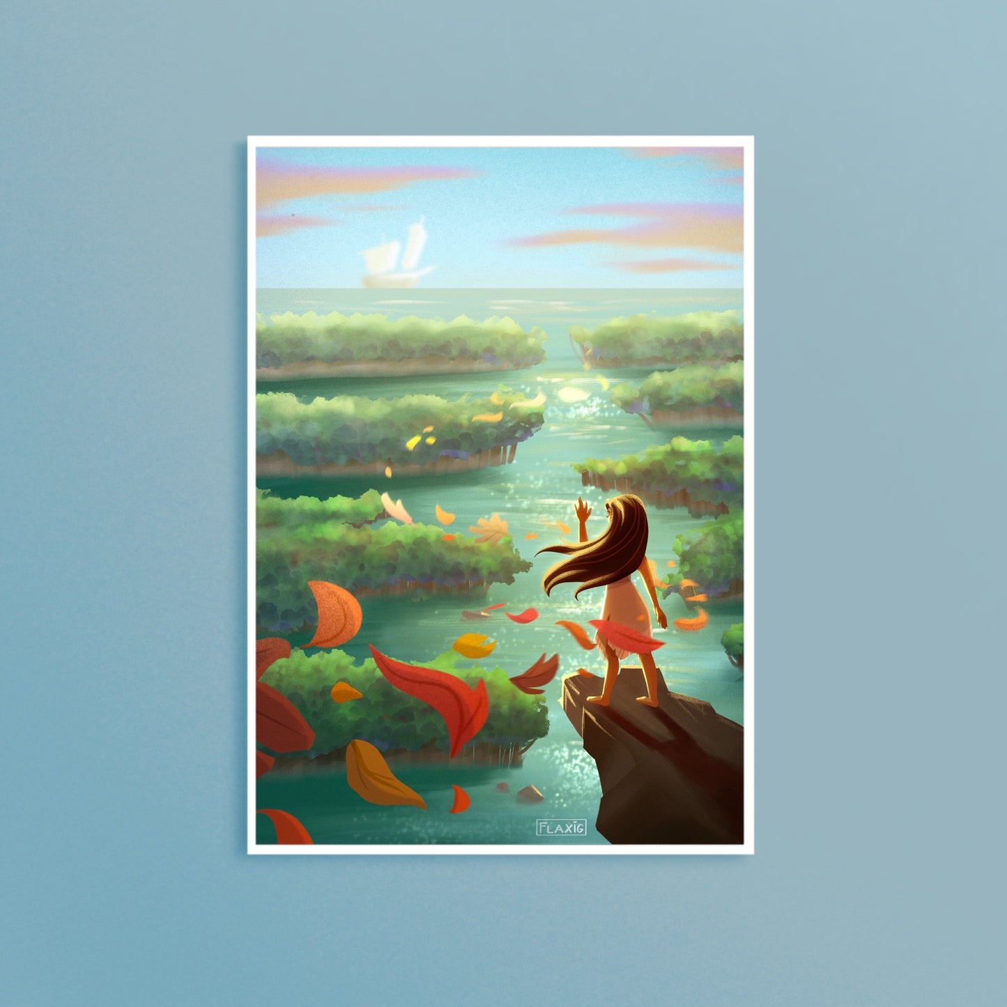 Princesss Landscapes Art Print