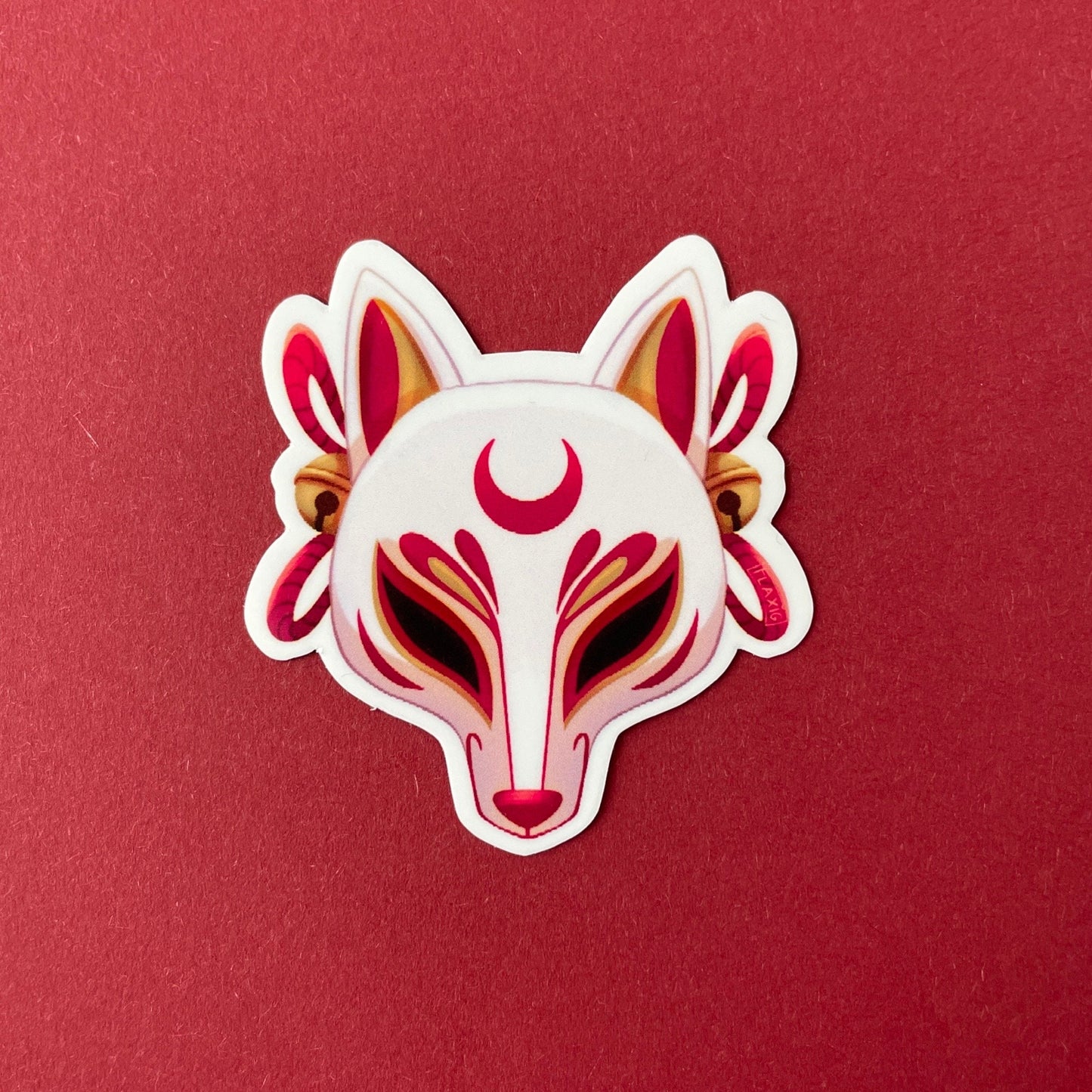 Kitsune Mask Sticker