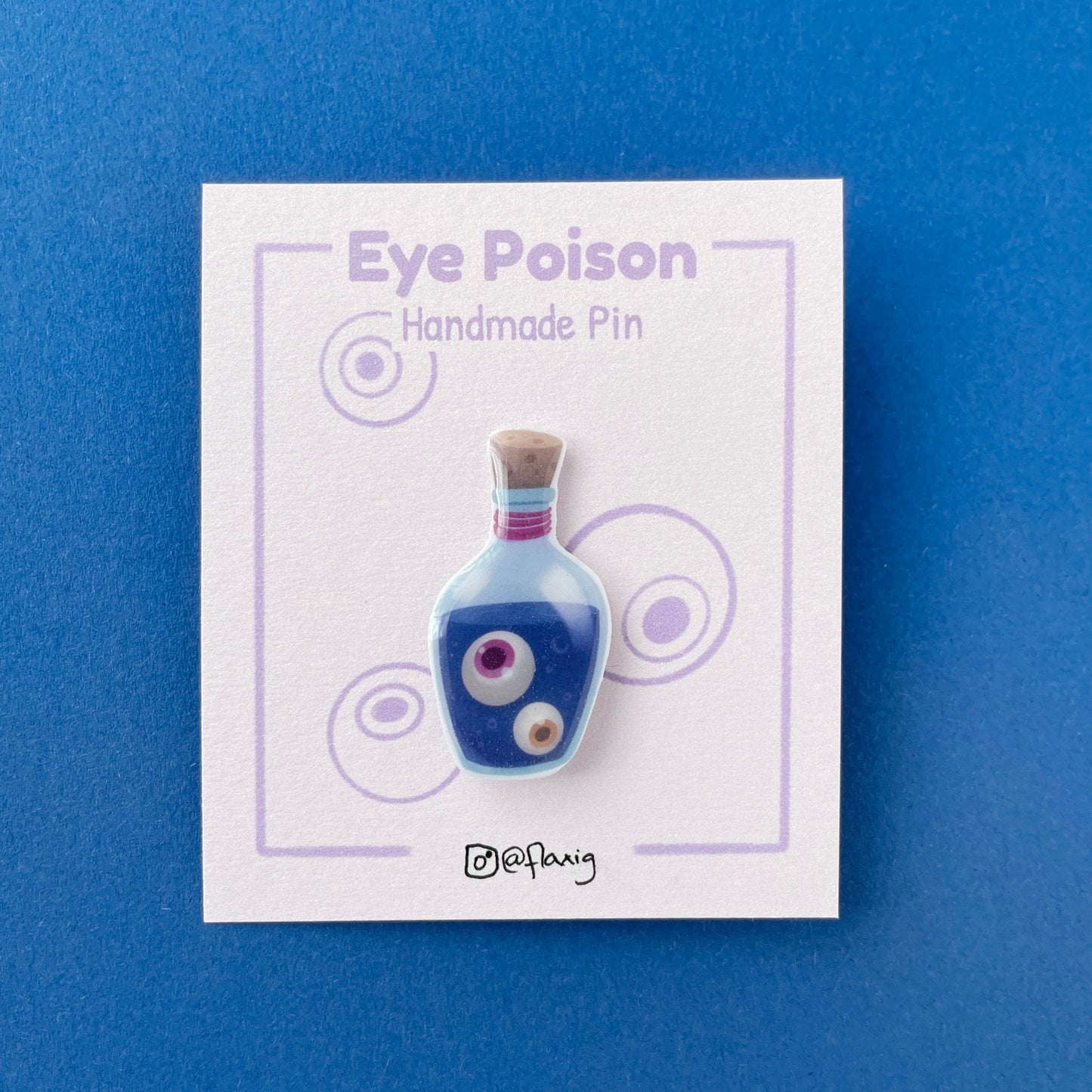 Eyeball Poison Shrink Film Pin