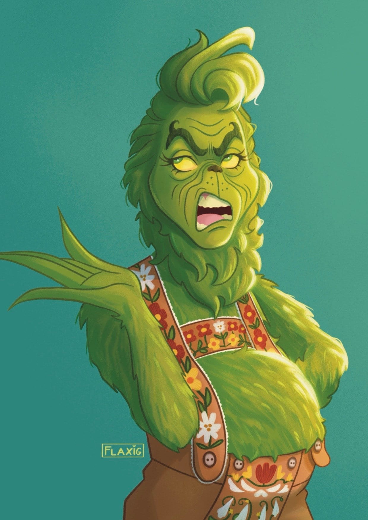 The Grinch Artprint